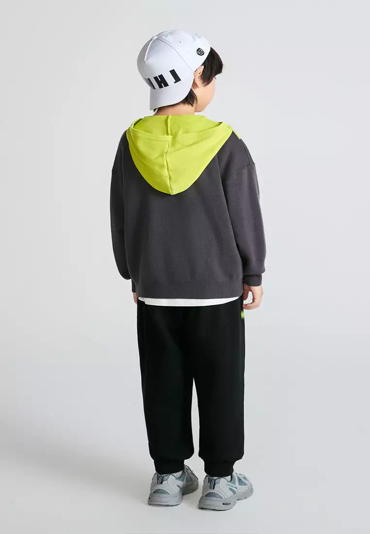 Long Sleeve Hoodie with Front Graphic Print