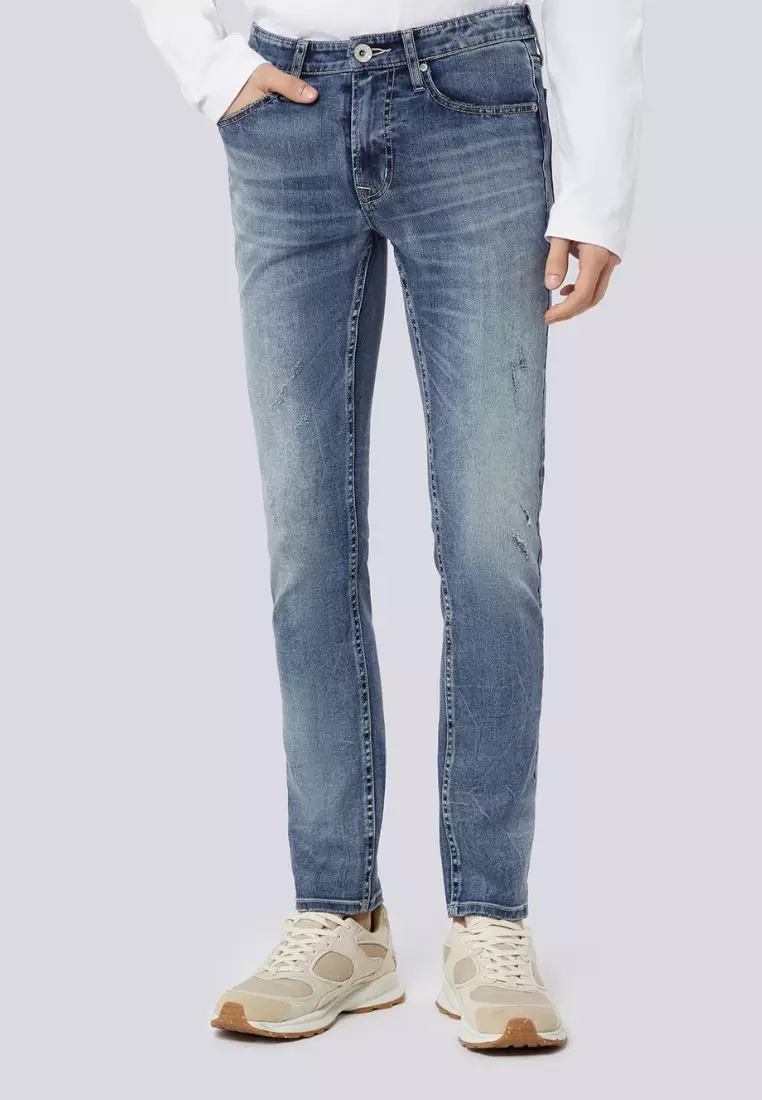 Buy Chevignon Men's Light Wash Denim Jeans Online ZALORA Malaysia