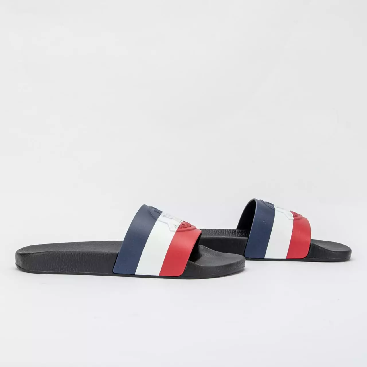Basile French Flag Sandal Slide Black Men