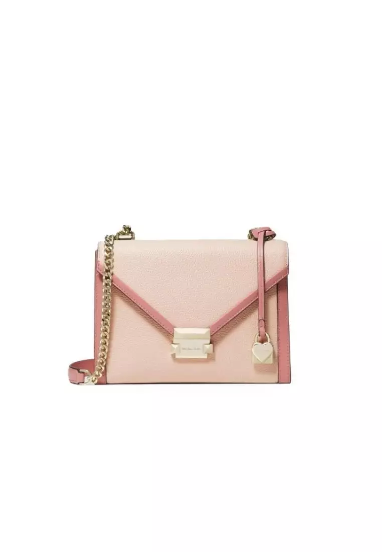 Shoulder bags Michael Kors - Whitney M pink smooth leather bag