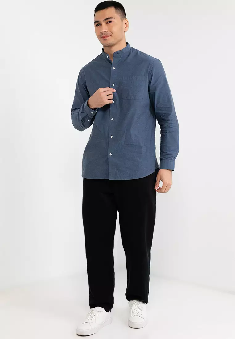 Mandarin Long Sleeve Shirt