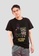 FOREST black Forest X Spongebob Special Embroidered & Neon Printed Round Neck Tee - FS20018-01Black 2F4BAAA7F7F881GS_1