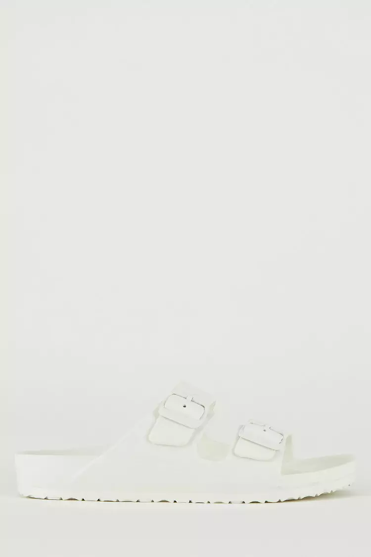 White cheap eva sandals