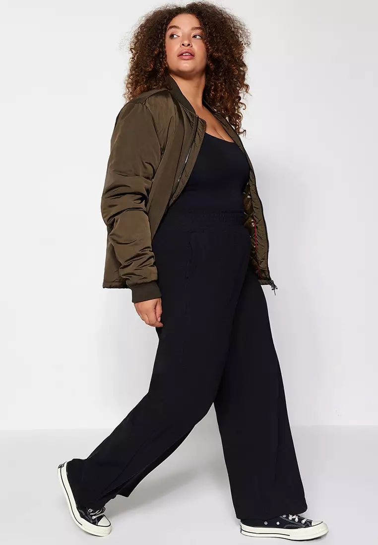 Plus Size High Waist Pants