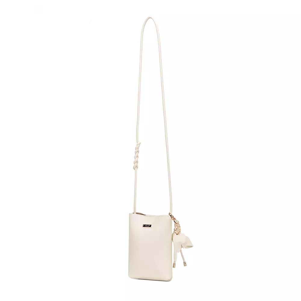En-ji Jesol Slingbag Wanita Warna Ivory
