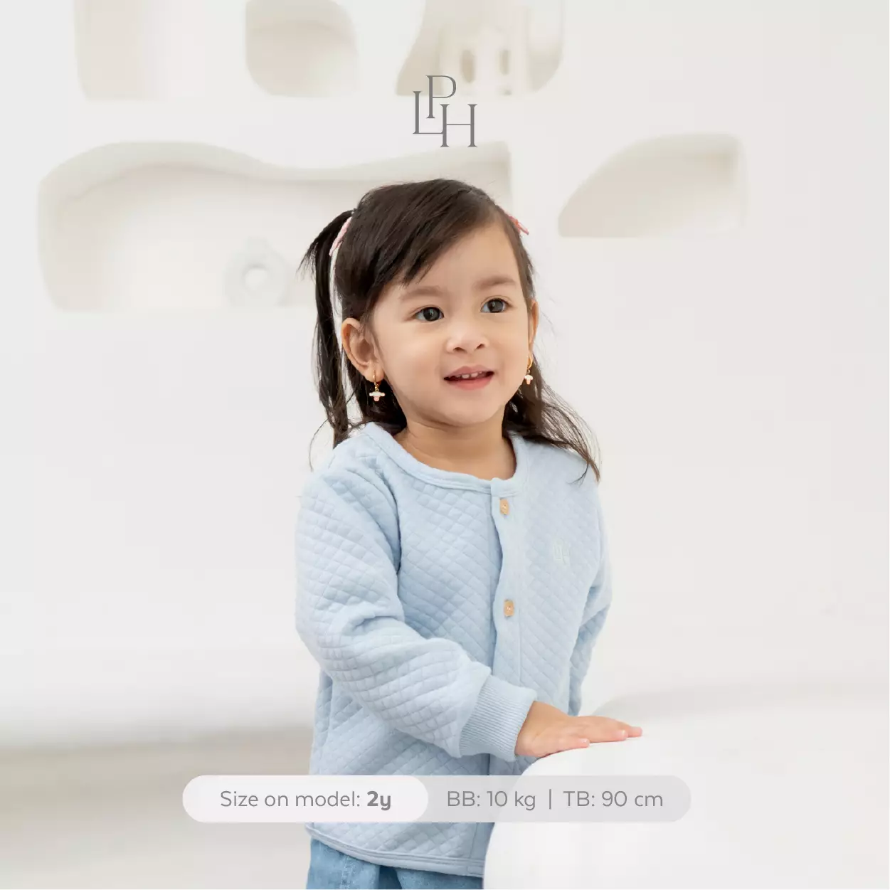 Little Palmerhaus -  Neva Cardigan 2.0 (Jaket untuk anak) Angel Blue