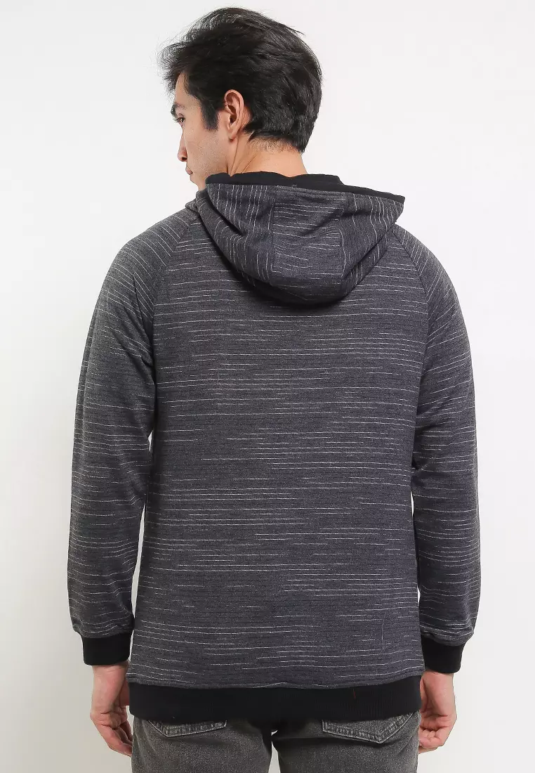 Cressida The Next Level Sweater Pria Pullover Hoodie Black PB114H