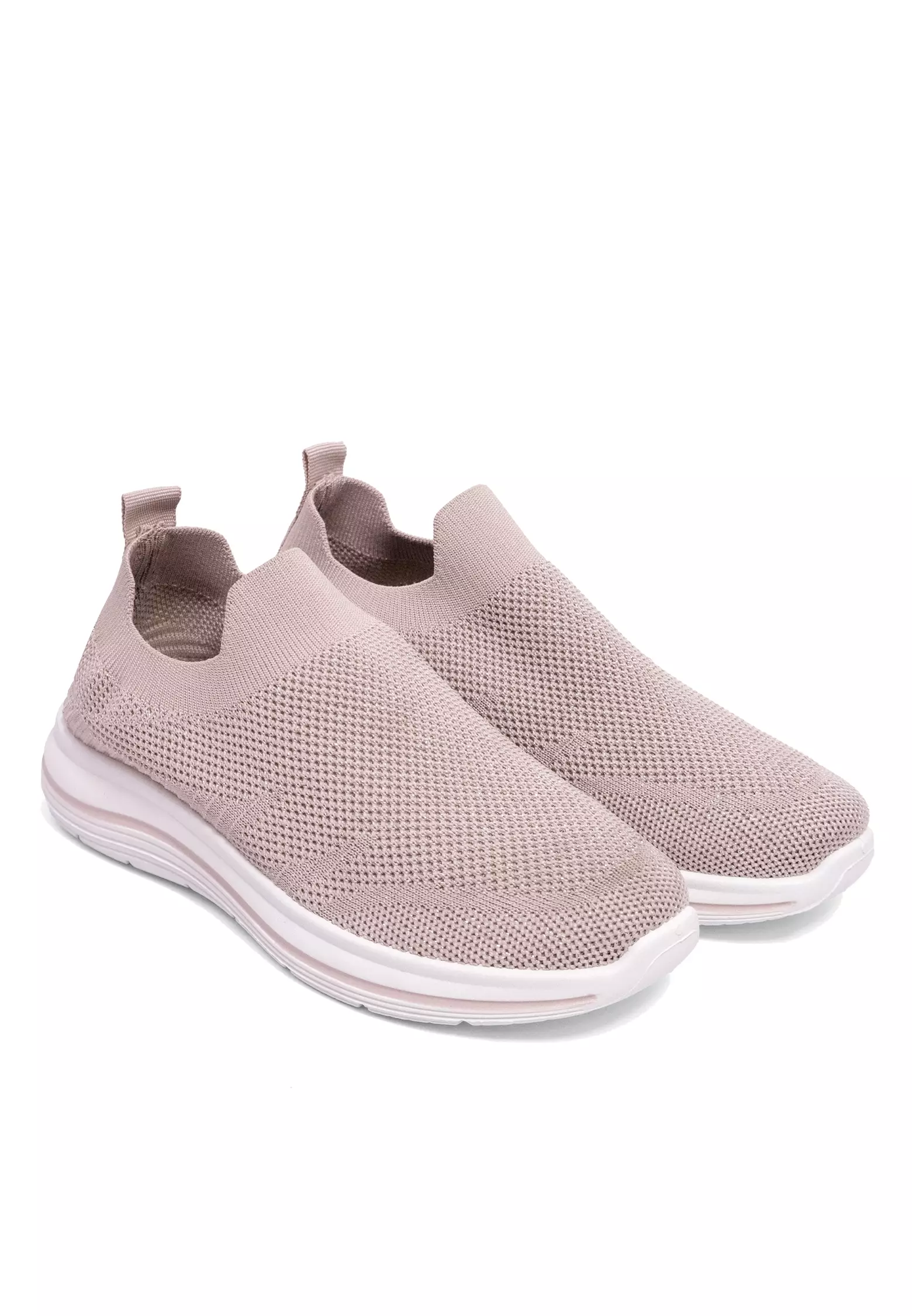 Dr. Kevin Sepatu Olahraga Sport Wanita Sneakers Rajut Slip On 589-087