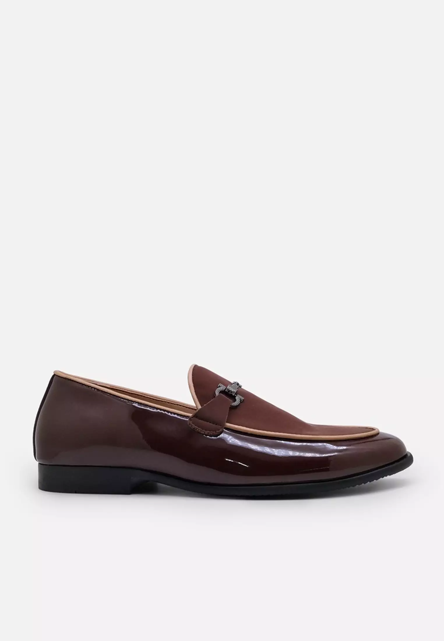 Matt Men Slip On Loafer Casual with Metal Buckle