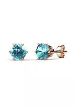Rose Gold Blue Topaz