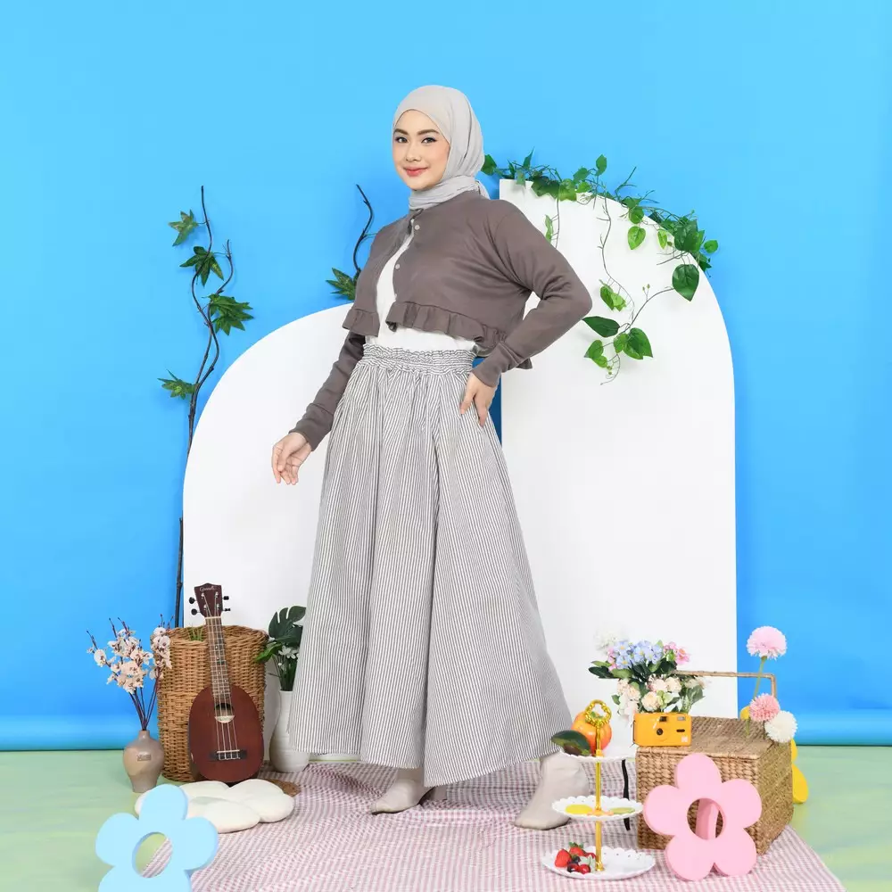 Casandra Rubber Skirt - Coffee M19776 R43S3