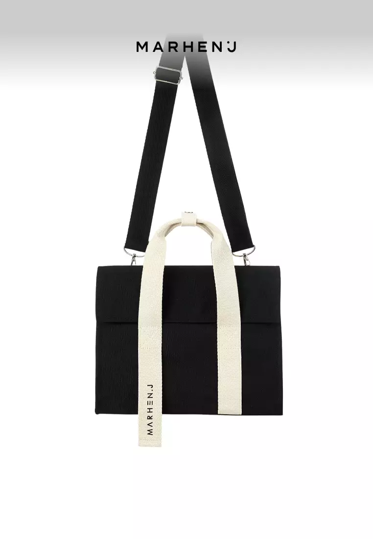 ROY MINI Canvas Crossbody Bag Black