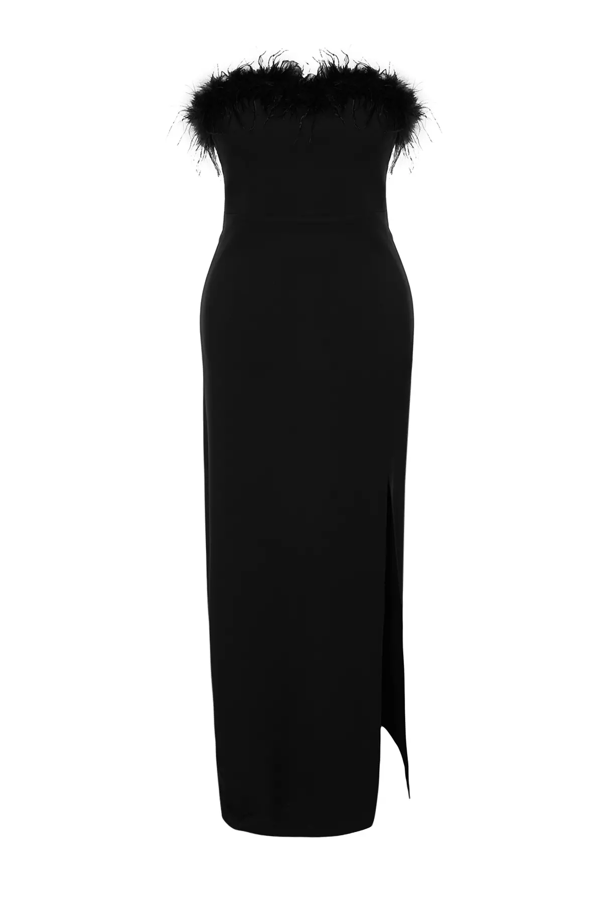 Plus Size Slit Maxi Dress