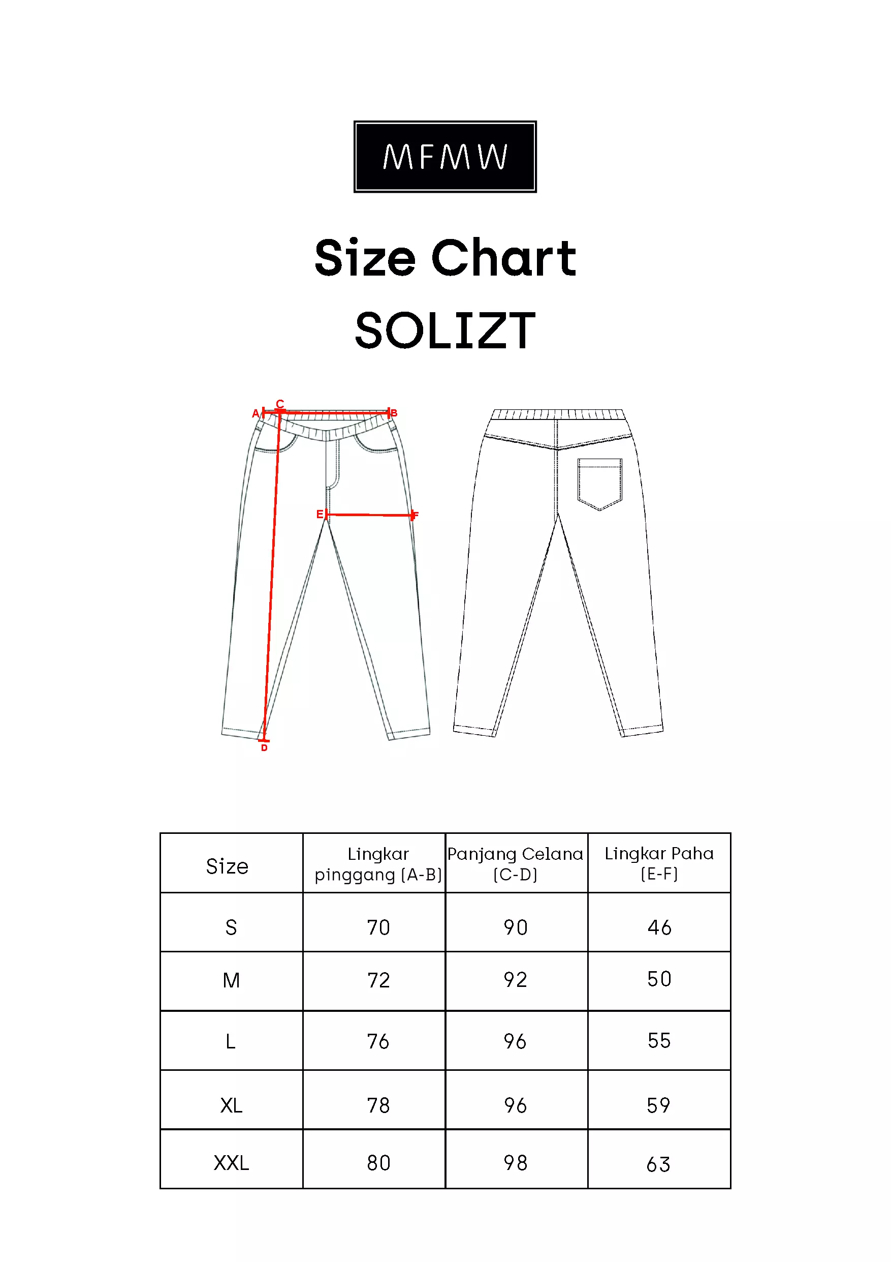 MFMW Solitz Celana Panjang Legging  Denim