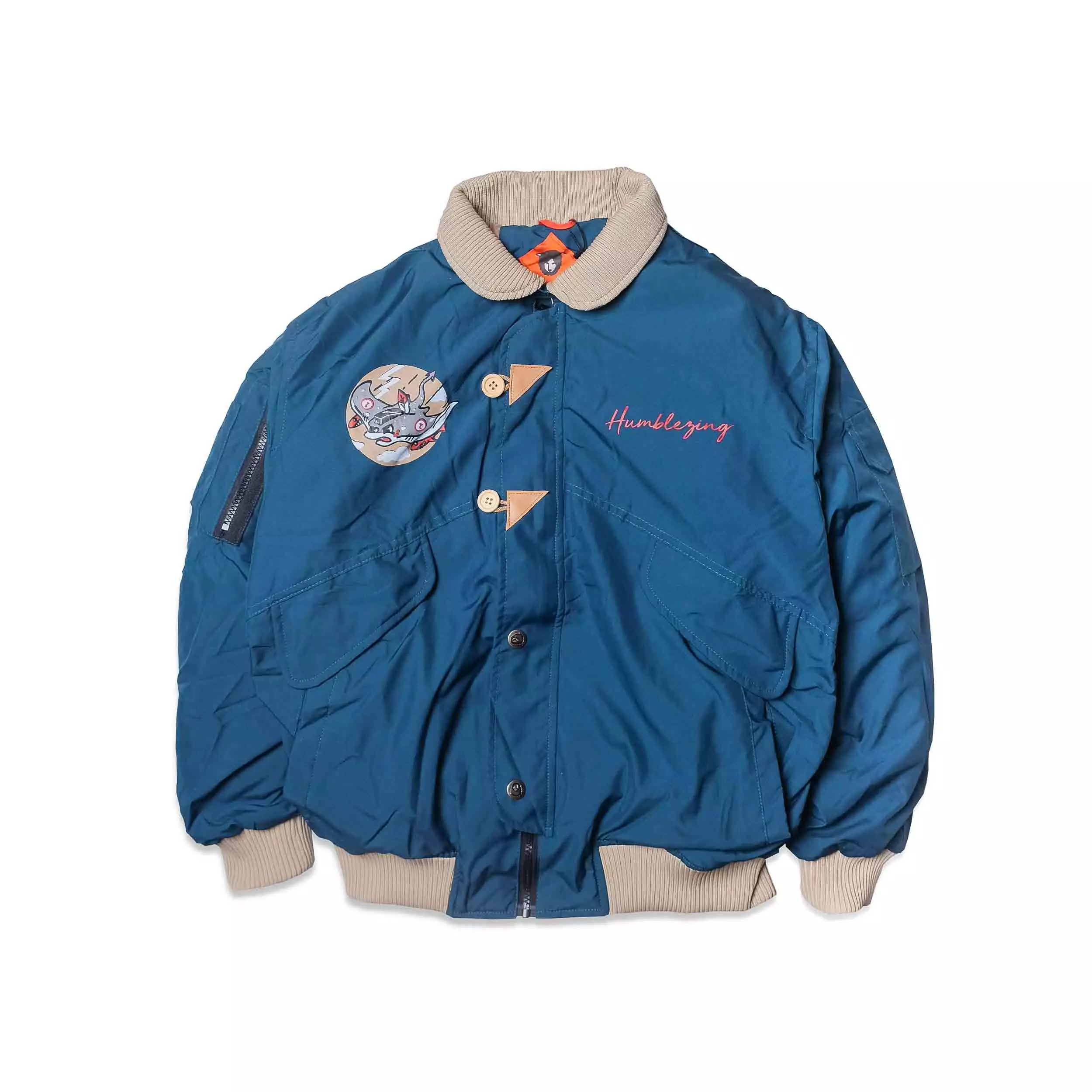 Jual Humblezing Humblezing Jacket Manta Flying Petrol Original
