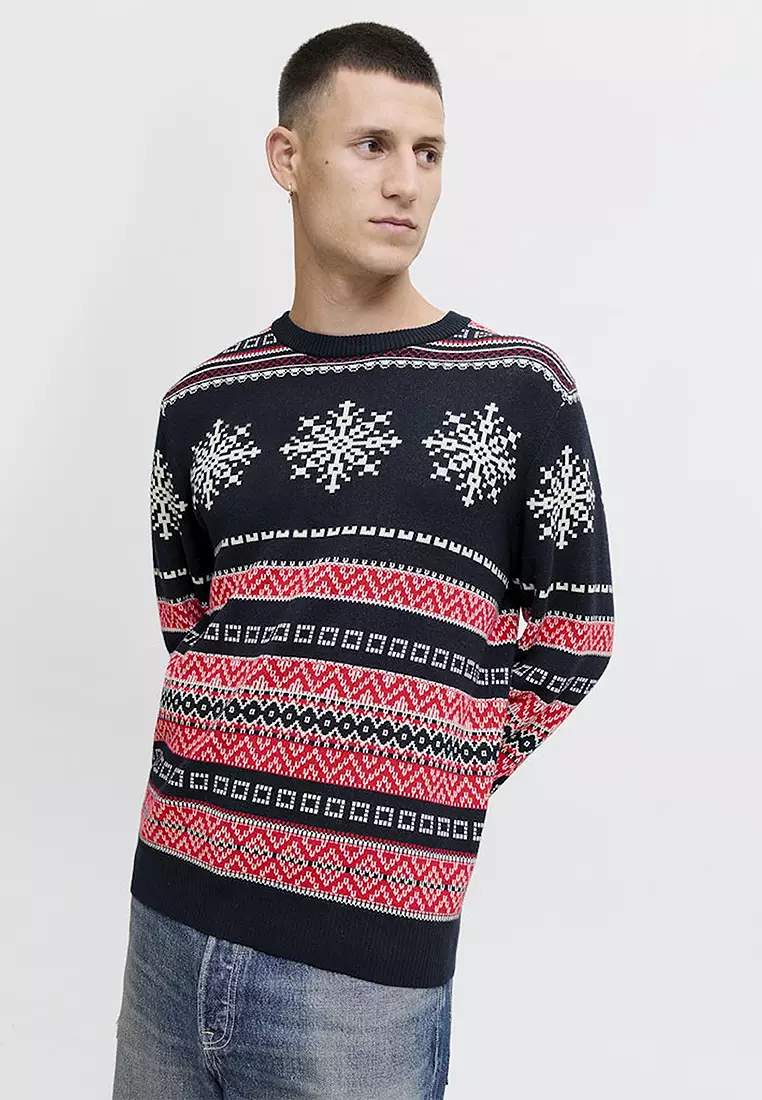 Christmas Knit Crew Neck Sweater