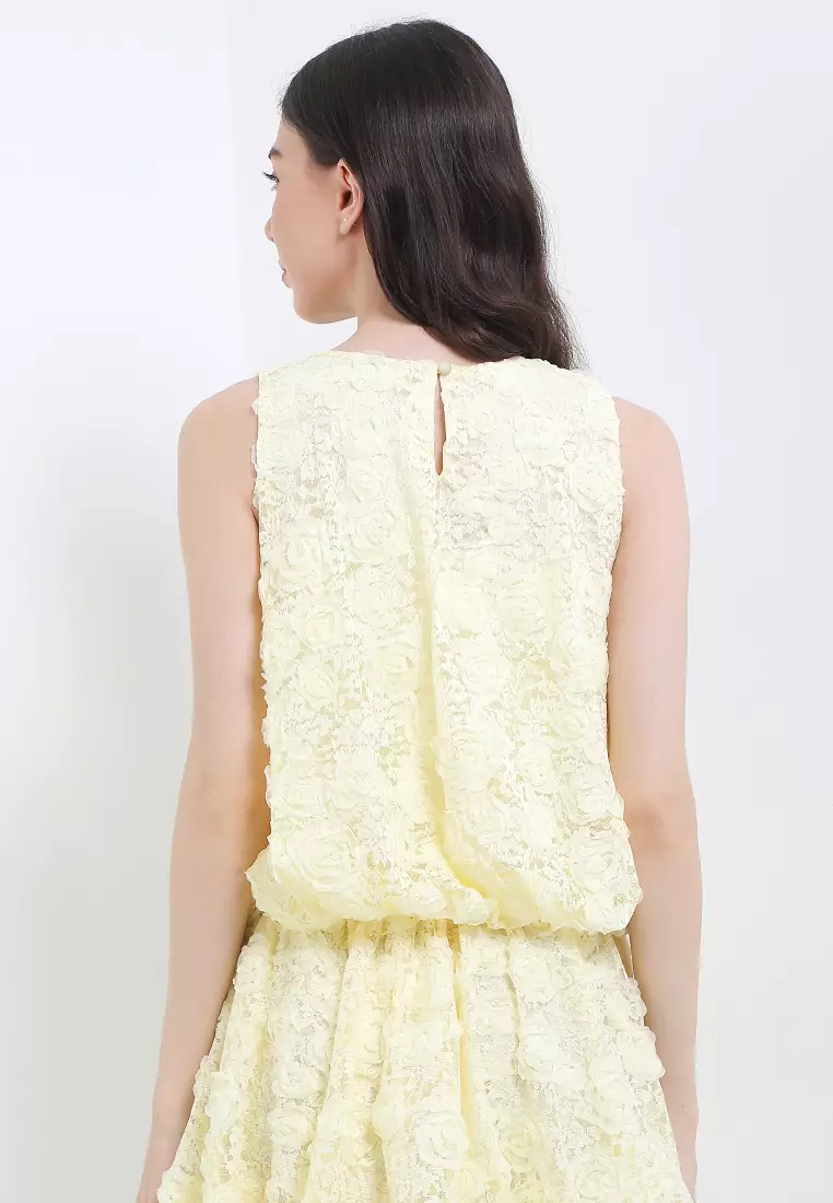 3D Flo Lace Balloon Top