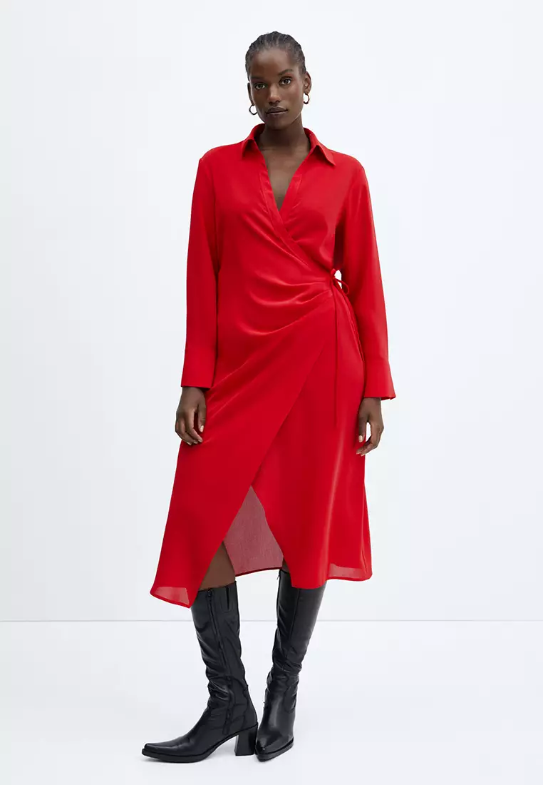 Mango top wrap dresses