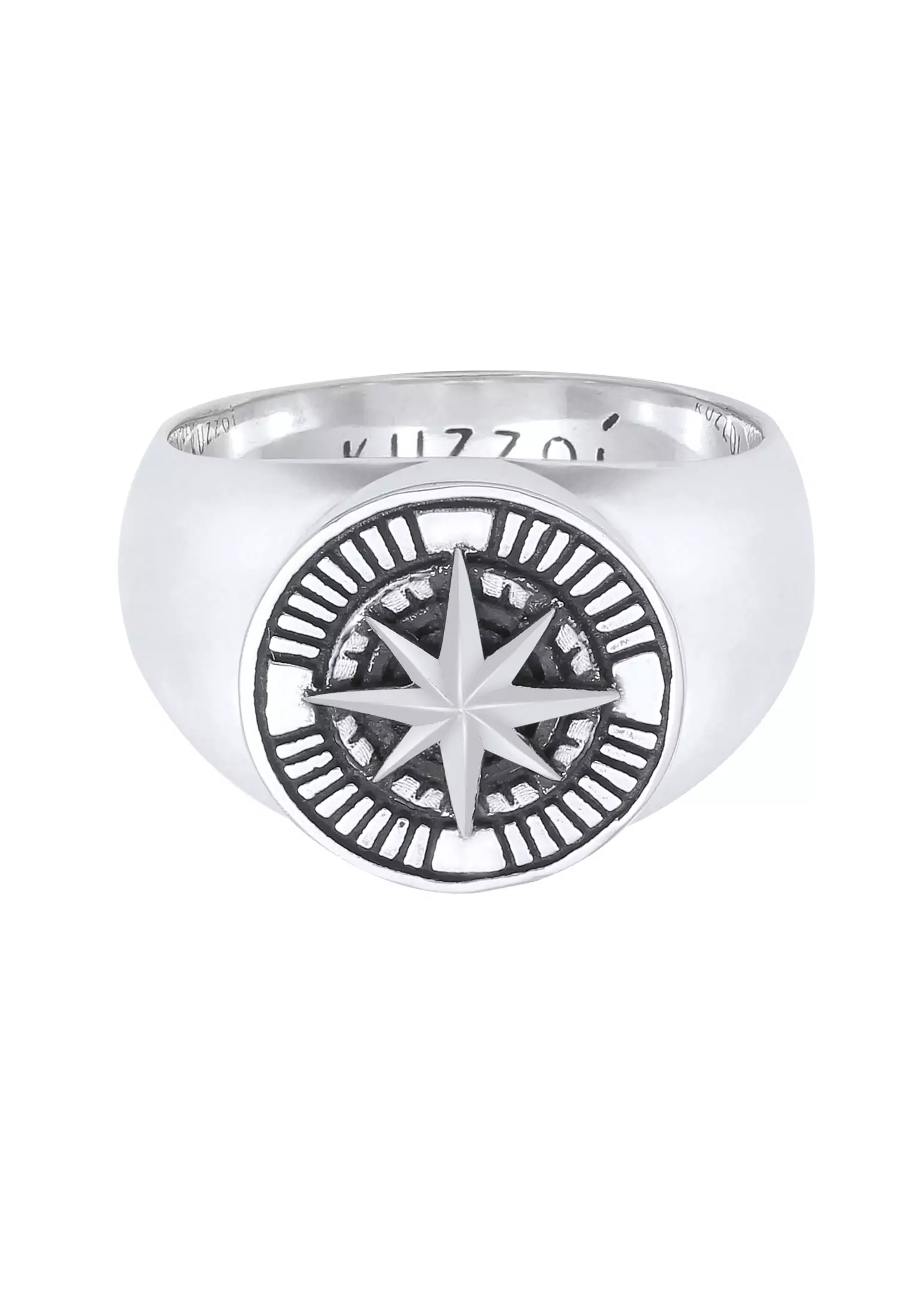 Mens compass ring sale