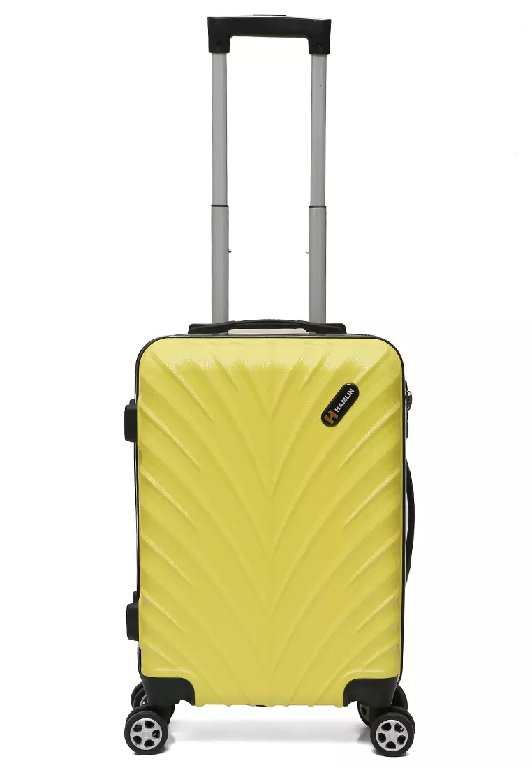 Carlton Tas Koper Hardcase Unisex Size 20Inch Suitcase Combination Lock Large Compartment Material ABS+PVC Coated ORIGINAL - Yellow