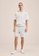 MANGO Man grey Jogger Cotton Bermuda Shorts 20DF0AA2C123CAGS_5