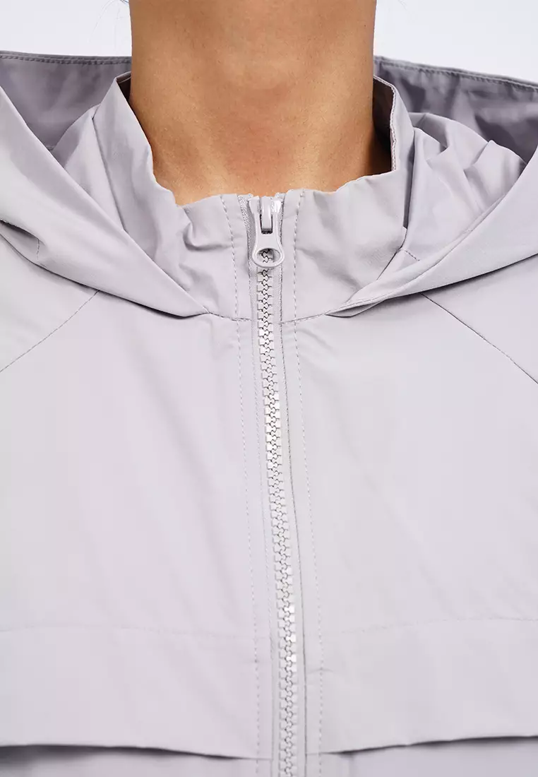 Hooded Active Crop Jacket