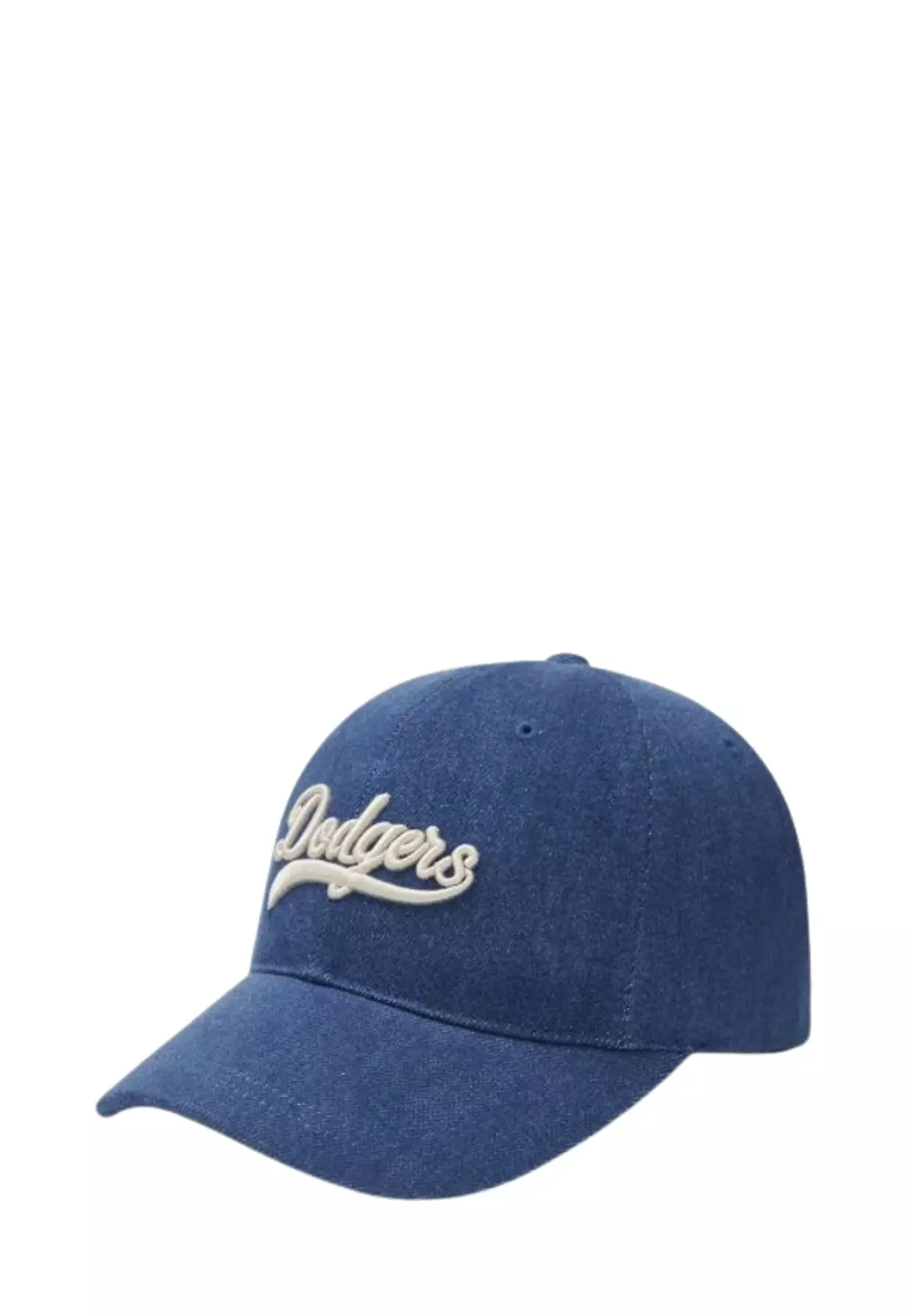 Jual MLB Korea Cursive Lettering Denim Unstructured Ball Cap