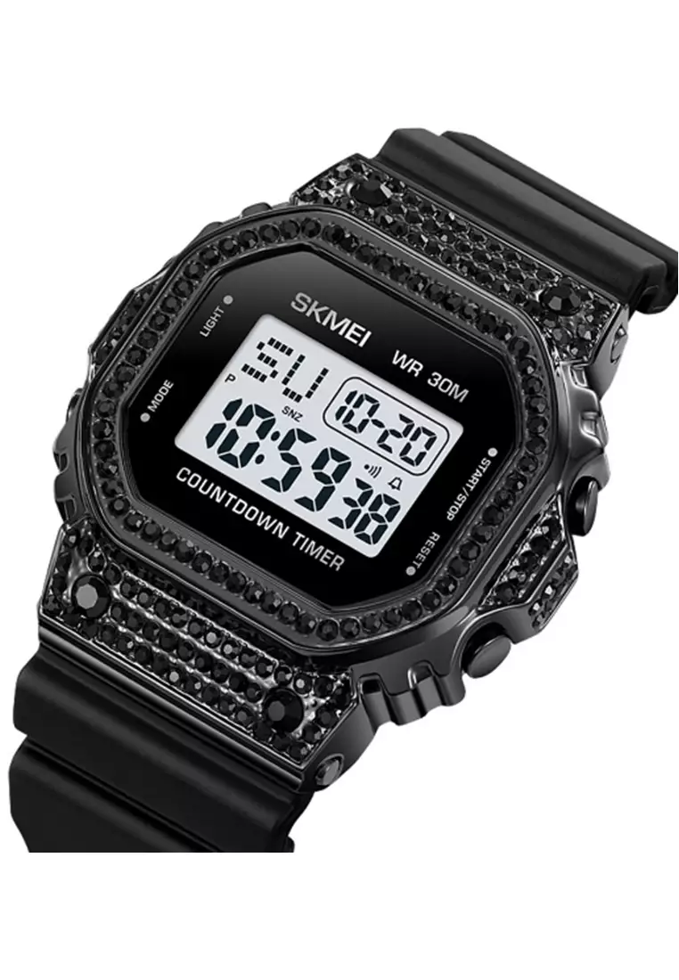 Jam Tangan Digital Pria Waterproof Many Function Strap Tali Material Silicone DV18 ORIGINAL