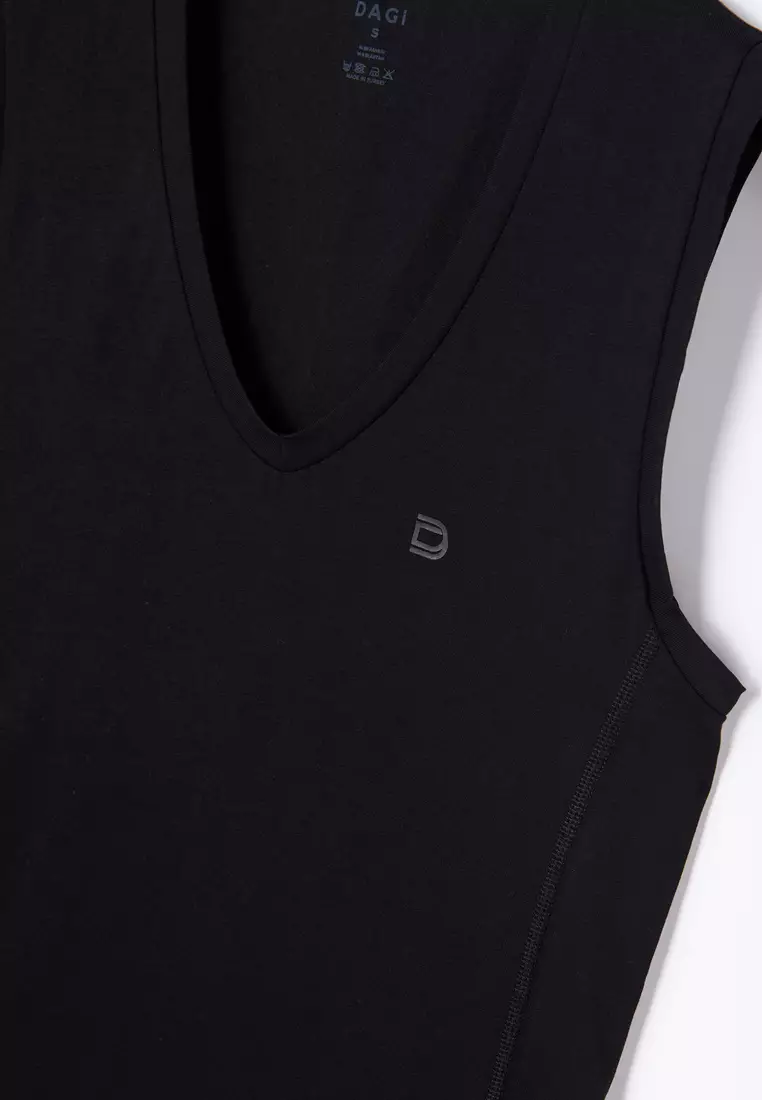Dagi Herren Unterhemd Aus Baumwolle – Basic T-Shirt, Weich & Atmungsaktiv, Klassischer Schnitt