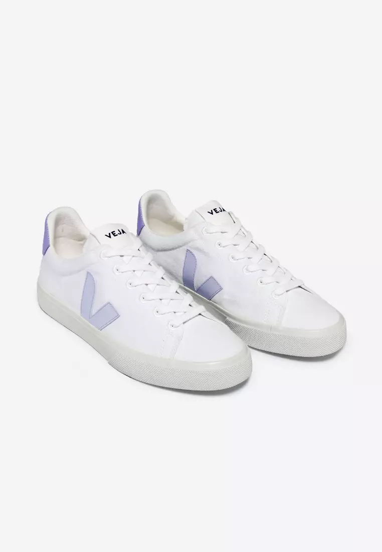 Campo Canvas White Swan Lavande Sneakers