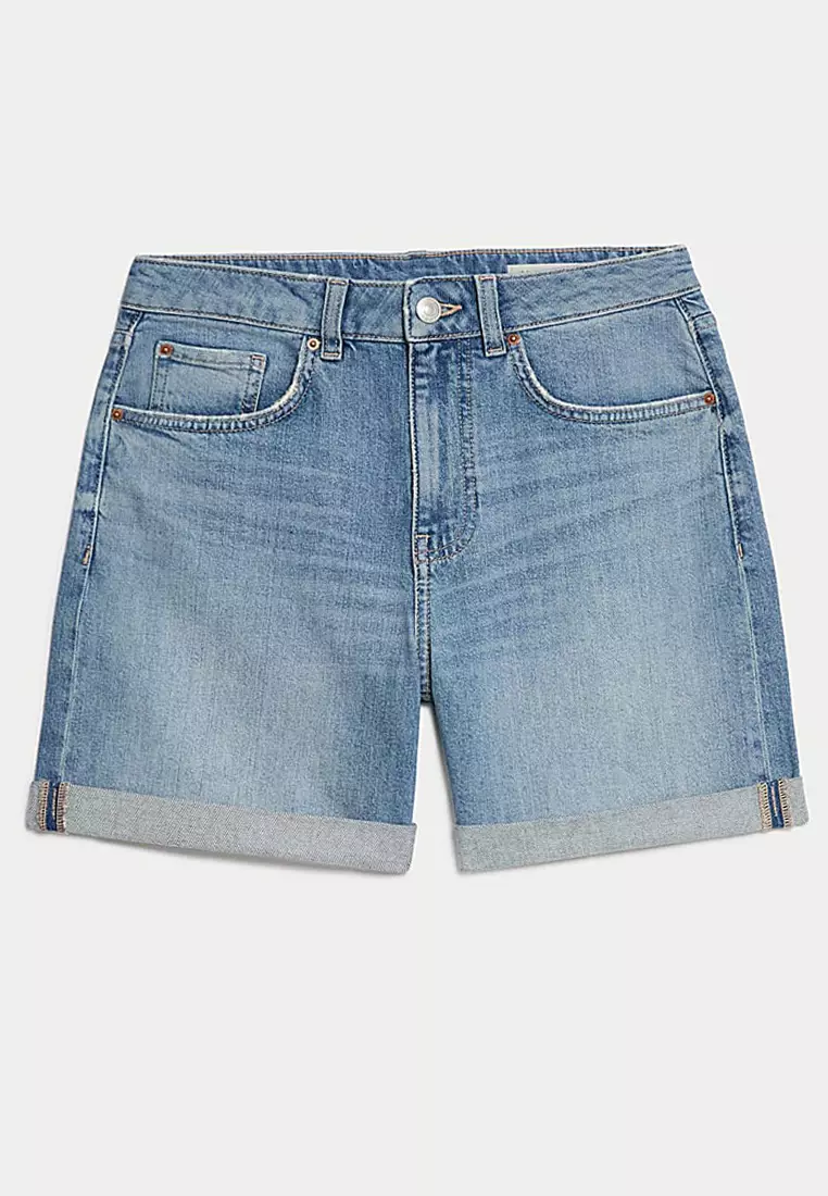 Denim Boyfriend Shorts