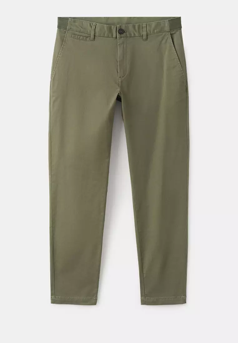 Pantalon Cropped Tapered Chino Pants