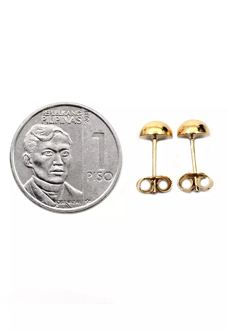 14K Italian Made Yellow Gold Earrings