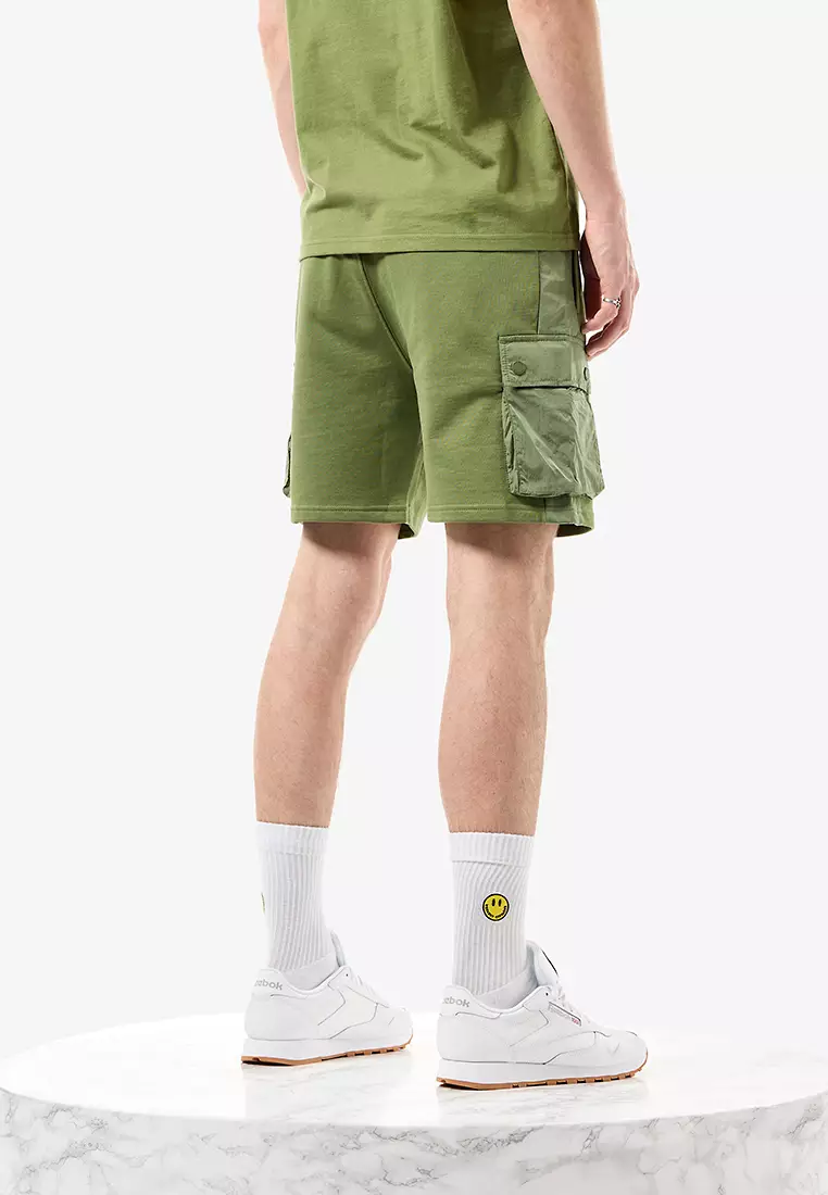 MENS SAPLING PINK SANDS PARACHUTE OVERLAY SHORT