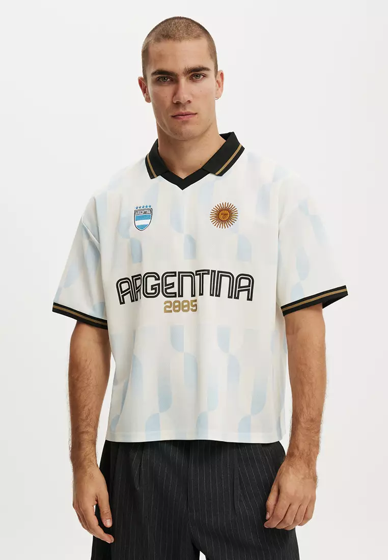 Cropped Sports Jersey Top