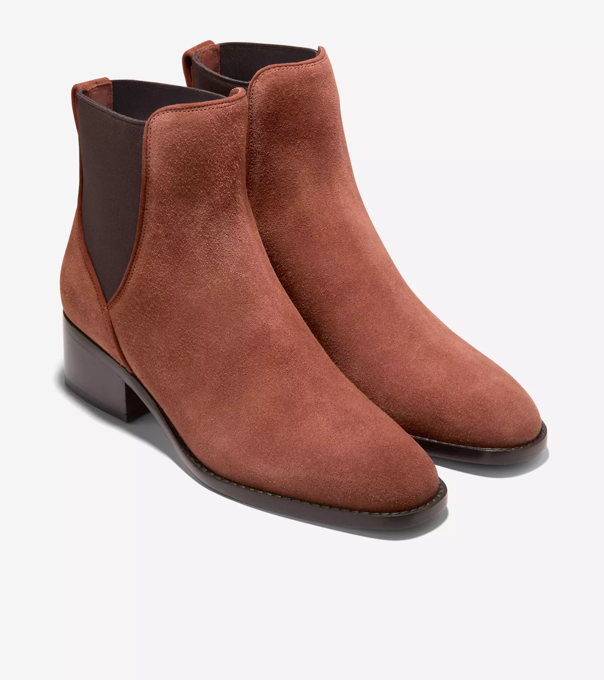 Cole Haan Woman Chayce Chelsea Booties - Sepatu Wanita (Medium Brown)