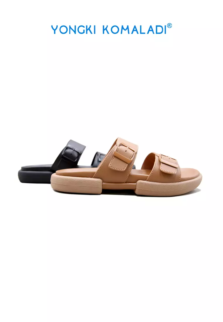 [ ORIGINAL ] YONGKI KOMALADI SANDAL OL-AY468-24 CAMEL