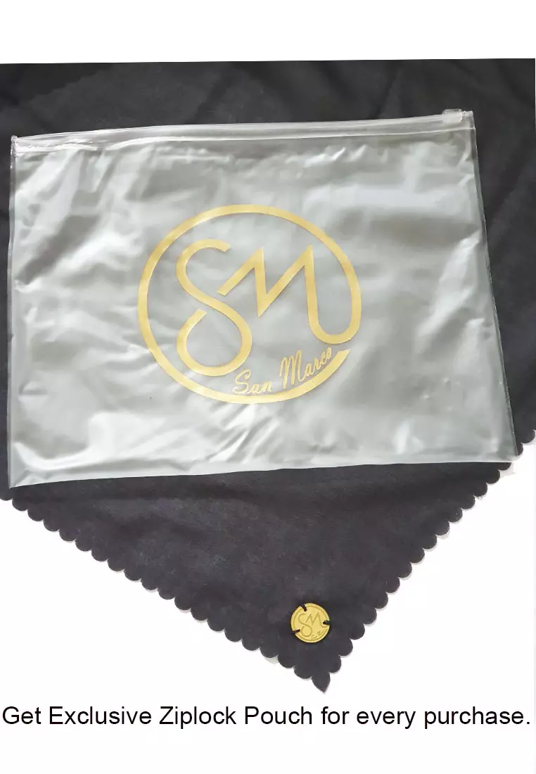 Fine Drizzle Voal Laser Cut Square Scarf Black