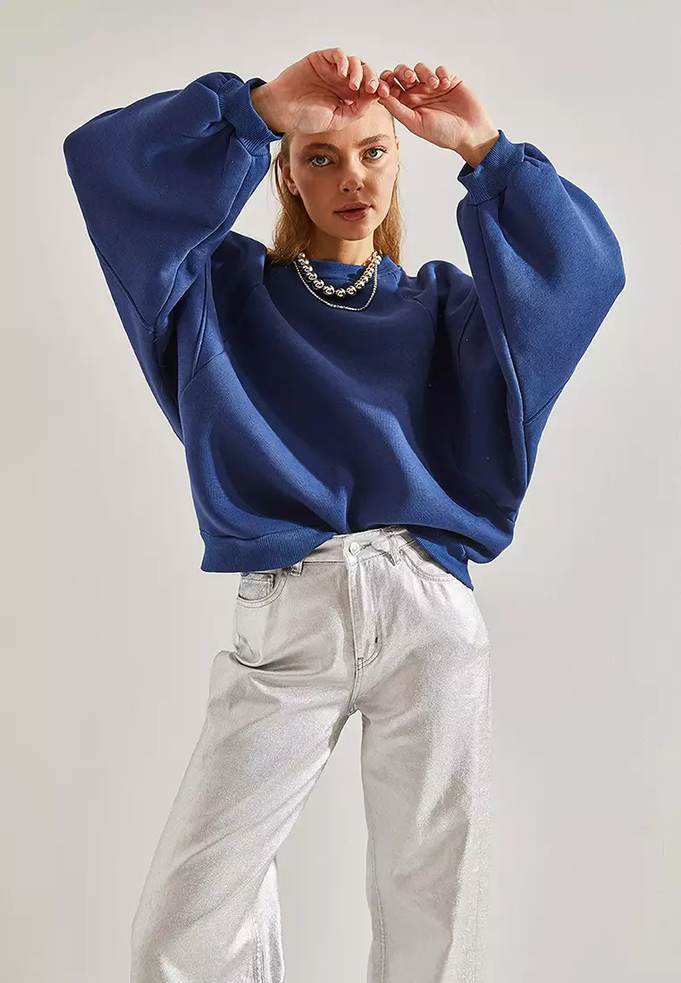 Women's Three Thread Raised Oversize Sweatshirt