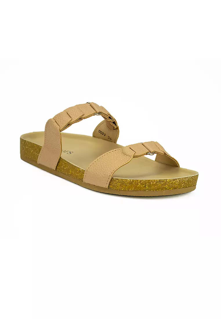 Discount on Cardam's Lifestyle  shoes - SKU: Eclb Epvs 00099 Nude Flat Sandals