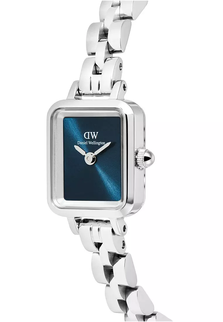 Quadro Mini Arch 3-Link Arctic Sunray Silver Women Watch stainless steel watch DW Official Authentic Original jam tanggan perempuan DW jam tangan