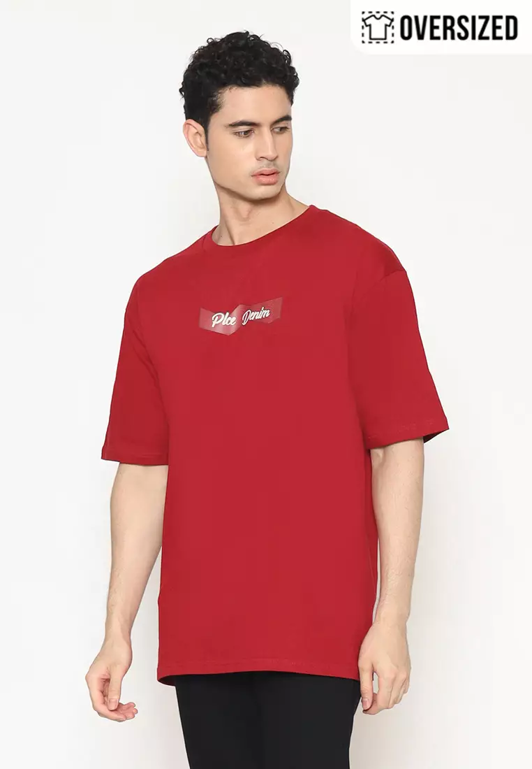 POLICE T-Shirt Cotton Oversized Pria 2079260021