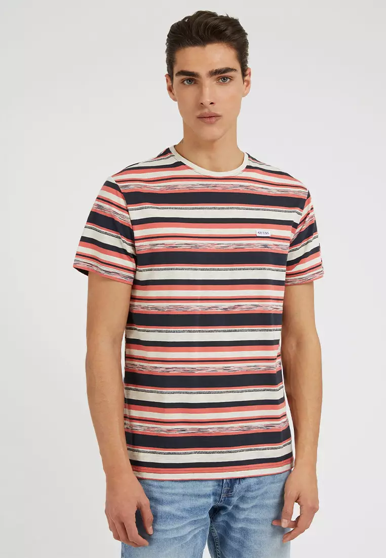 Buy Guess Short Sleeves Crewneck Patch Tee 2023 Online | ZALORA Philippines