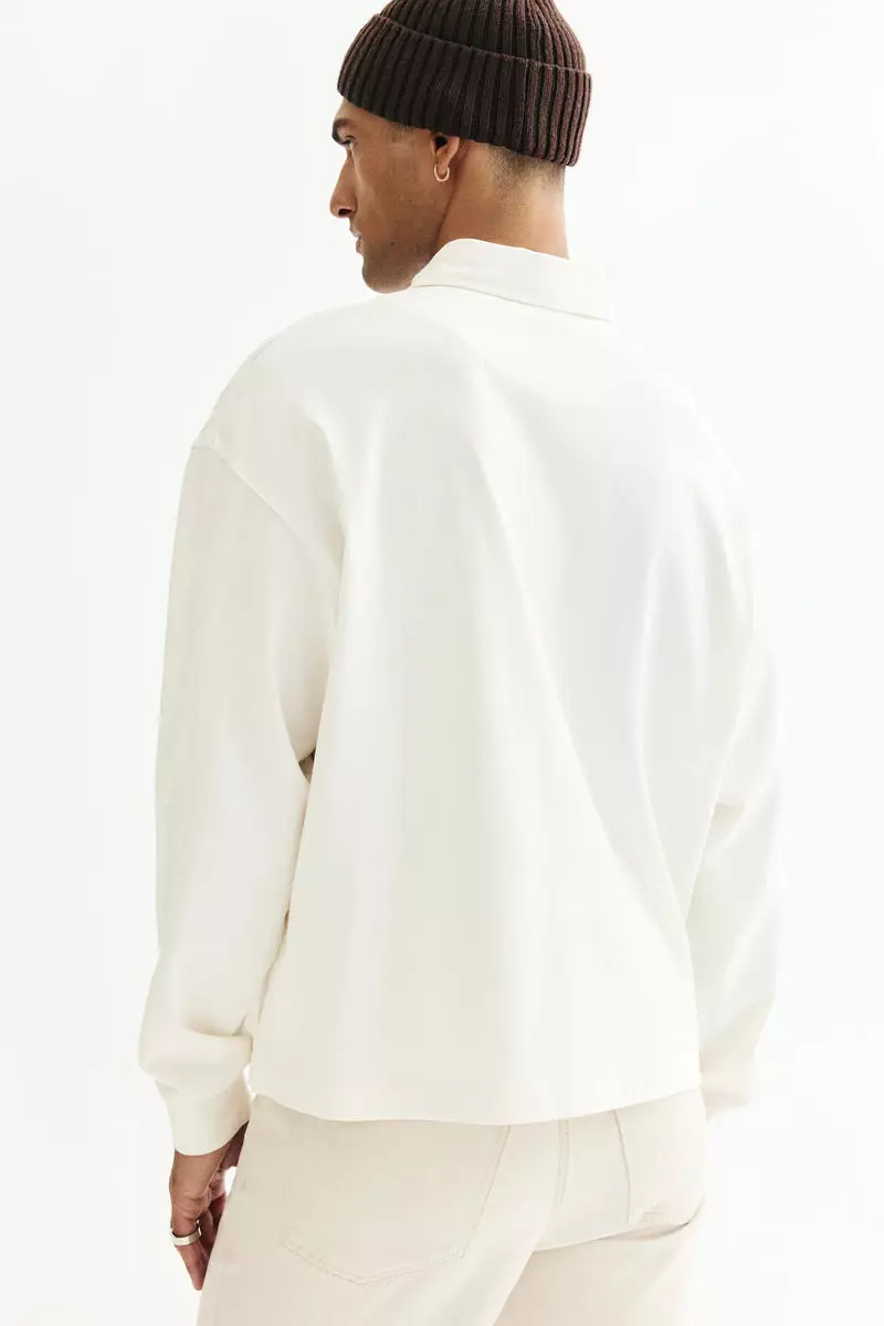 Loose Fit Cotton polo shirt