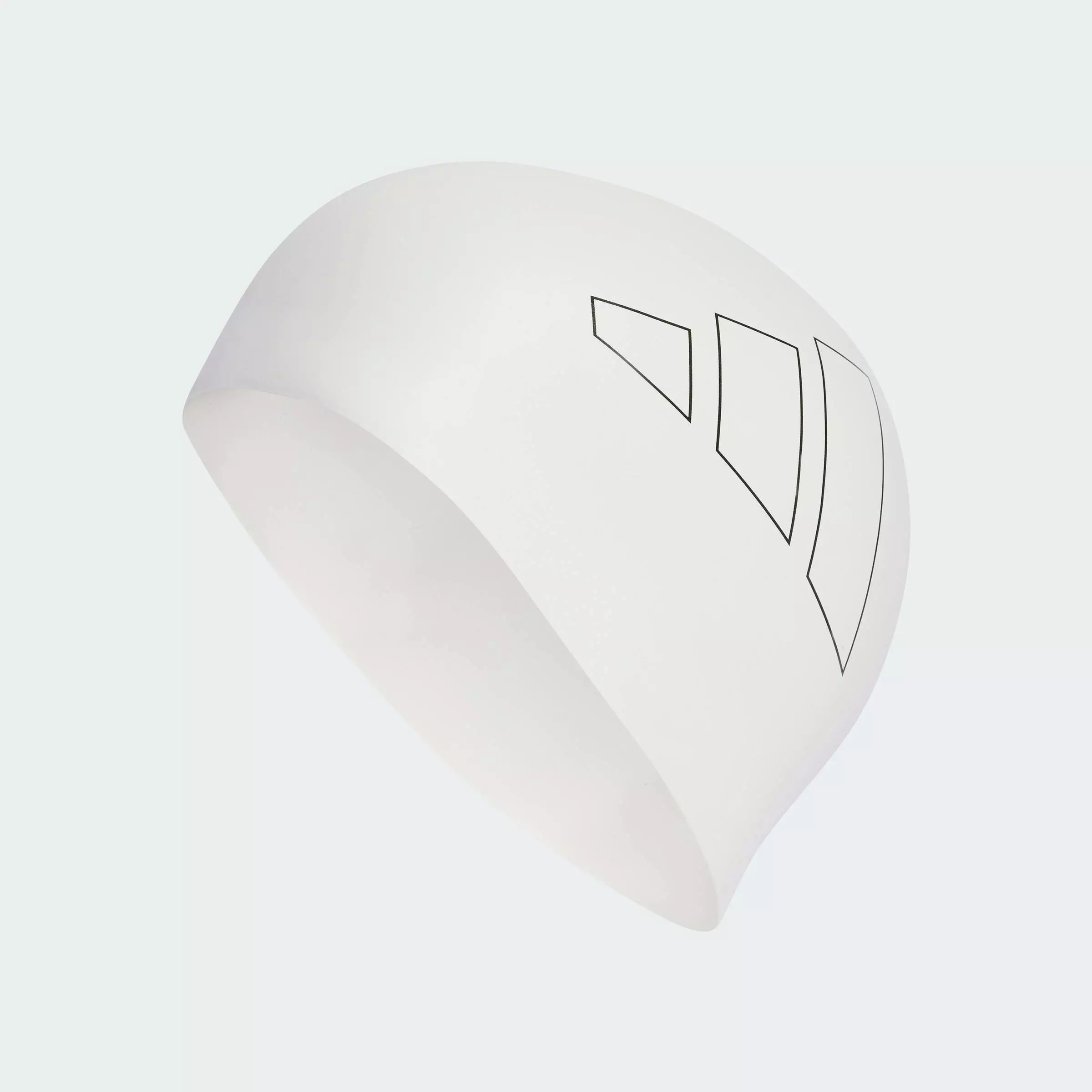 Swimming Logo Swim Cap Unisex White IU1900