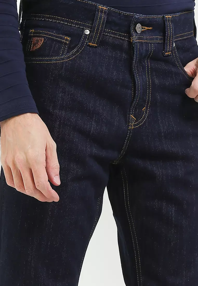 Basic Straight Fit Denim Pants BFS2501A