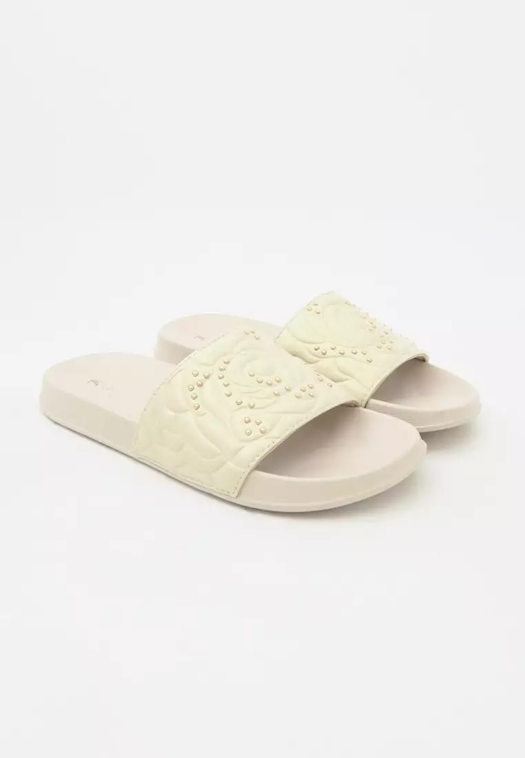 Slide On Flat Sandals