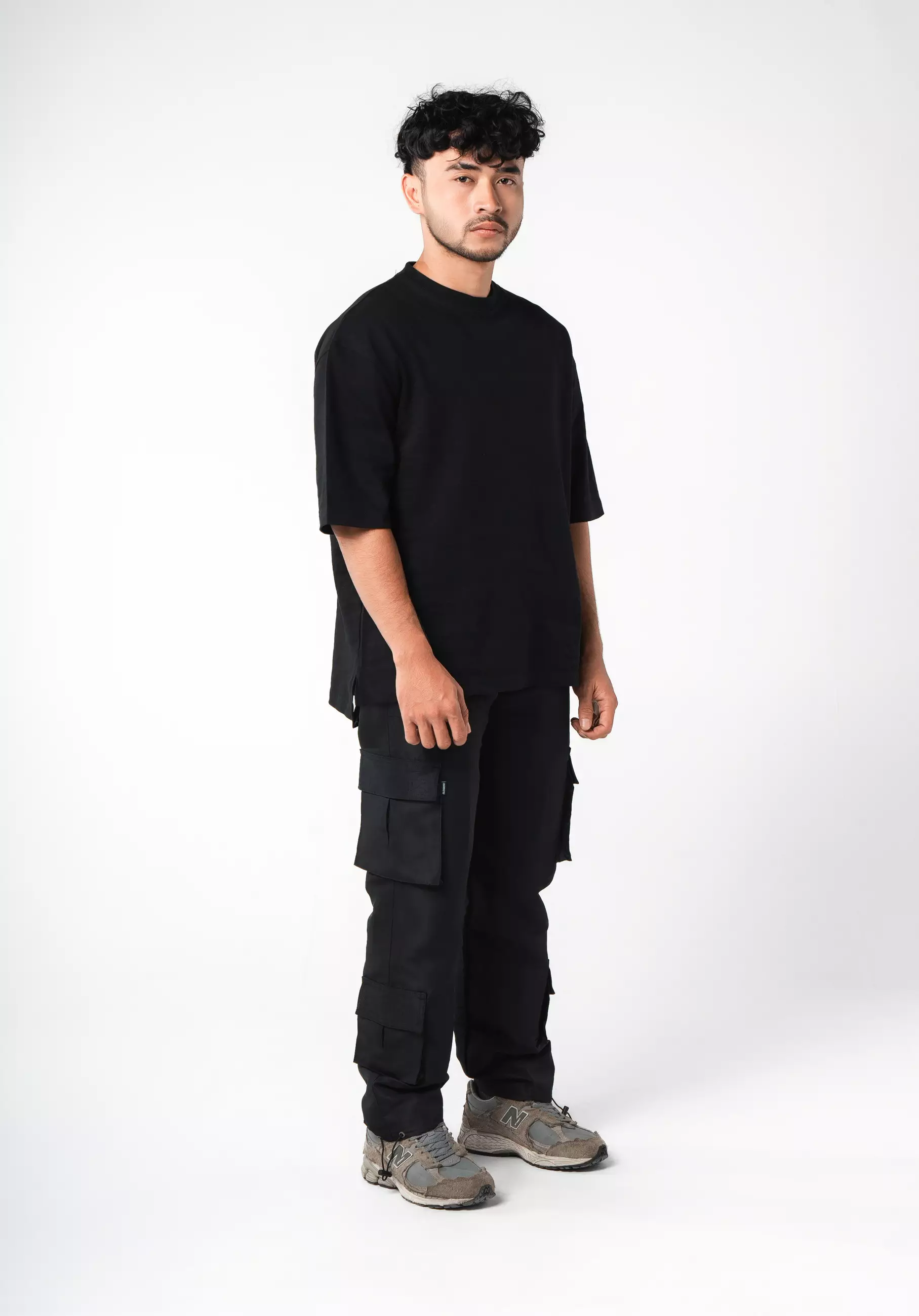 Gloaming Tshirt Oversized Cotton Australia Coolbreeze 25s Black