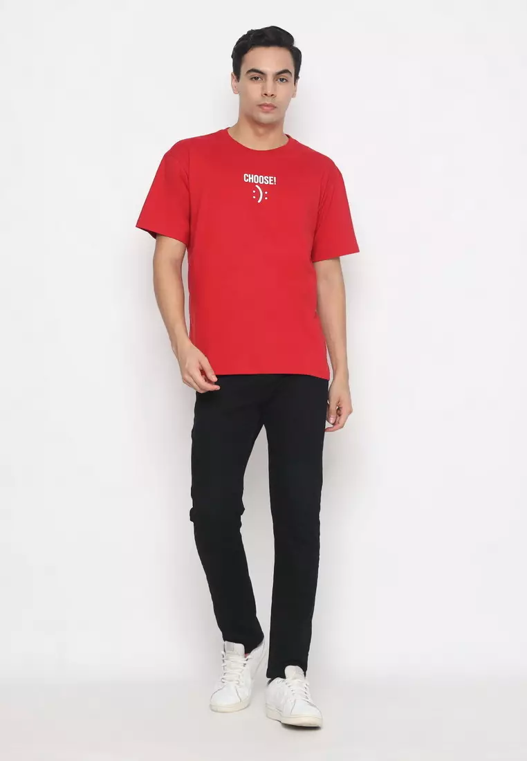 NX T-Shirt Cotton Combed Tebal Pria 207370341