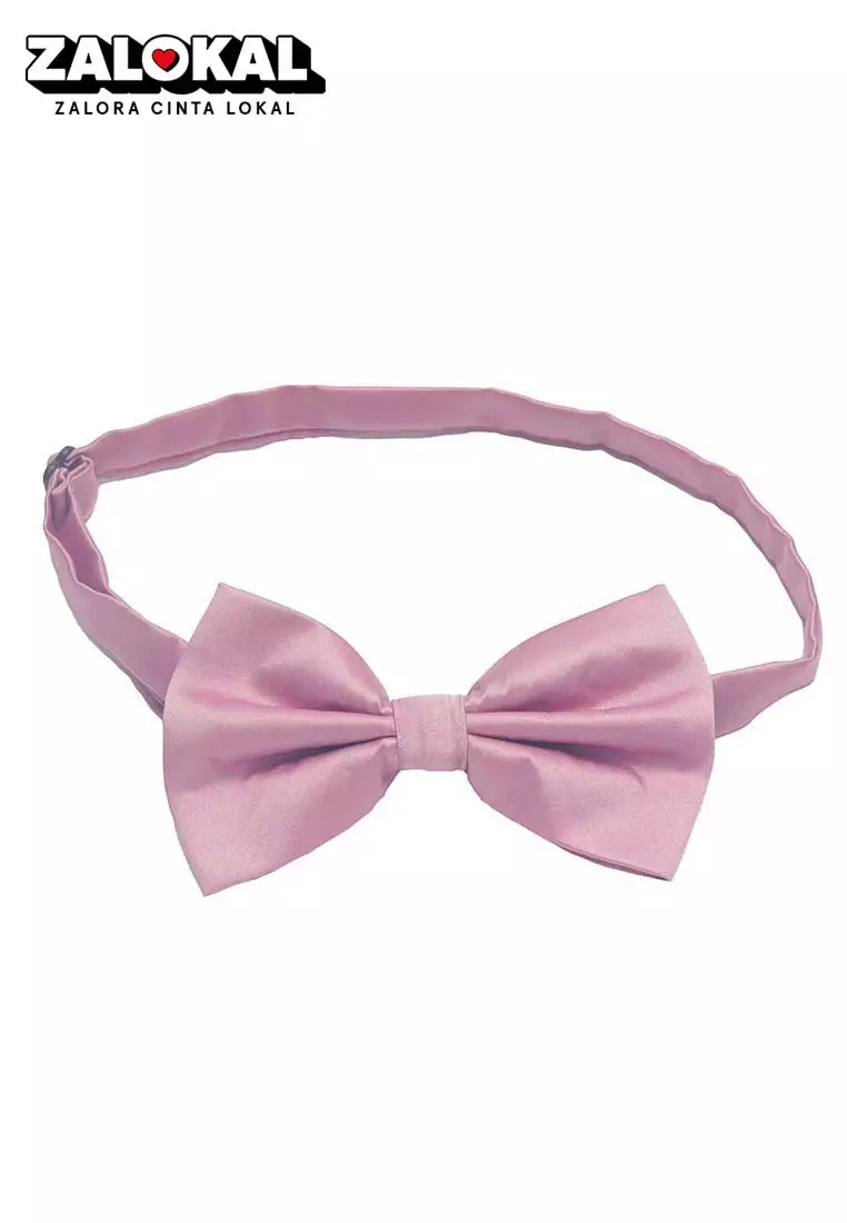 Dasi kupu Bowtie Dusty Pink A17